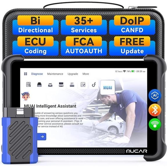 MUCAR 892BT Bi-Directional OBD2 Scanner with ECU Coding