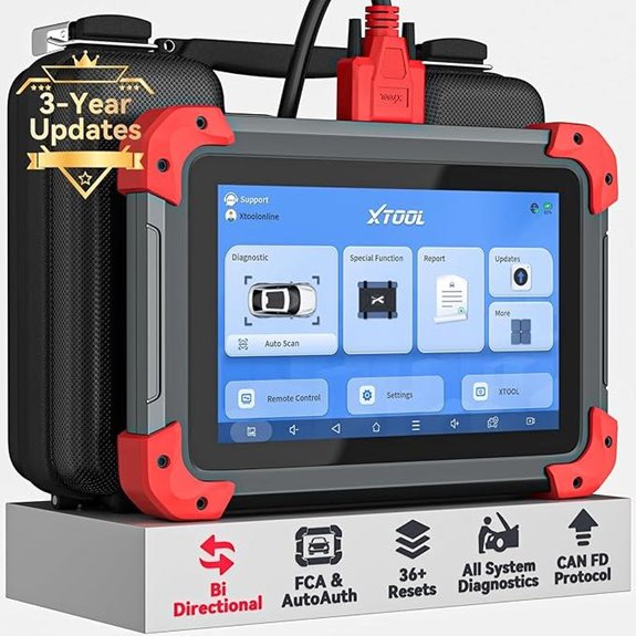 XTOOL D7 OBD2 Scanner with Full System Diagnostics
