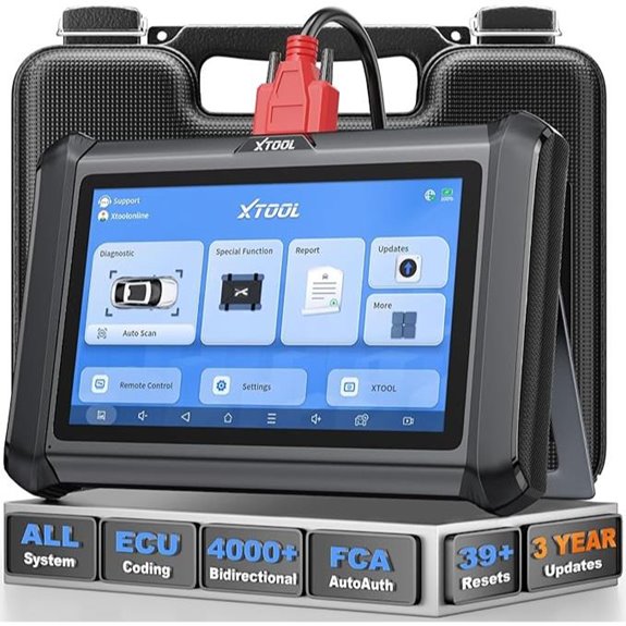 XTOOL D7S OBD2 Scanner with Bi-Directional Testing