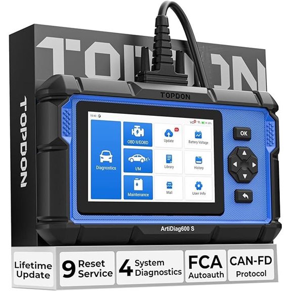 OBD2 Scanner TOPDON AD600S Diagnostics Tool