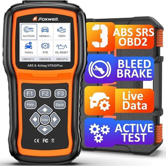 FOXWELL NT630 Plus OBD2 Scanner with ABS & SRS