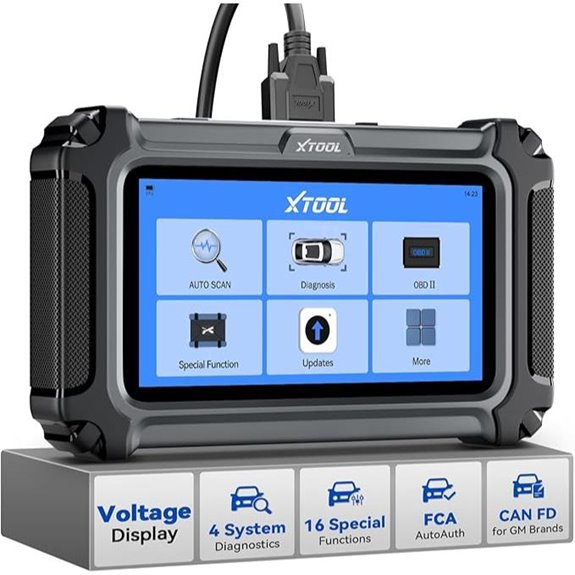 XTOOL D5S OBD2 Scanner with 16 Resets
