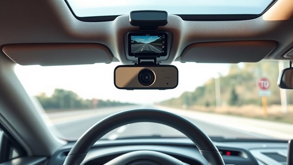 optimal dash cam mounting