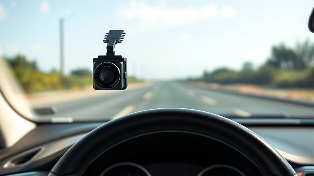 optimal dash cam mounting height