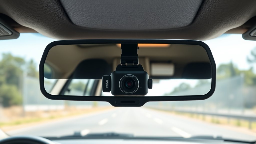 optimal dash cam mounting