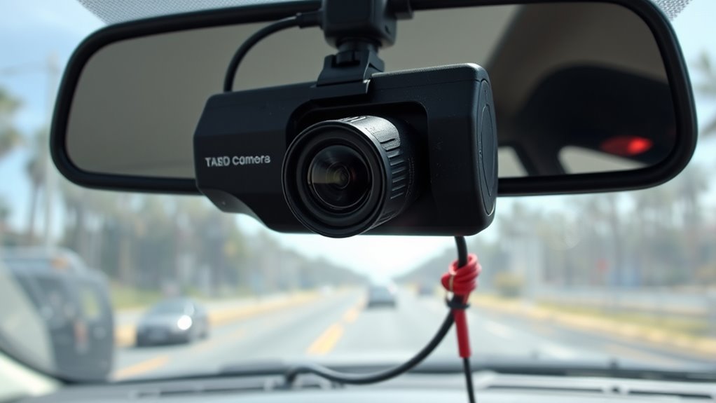 optimal dash cam positioning