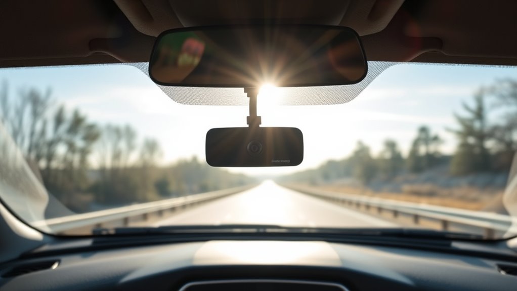 optimal dash cam positioning