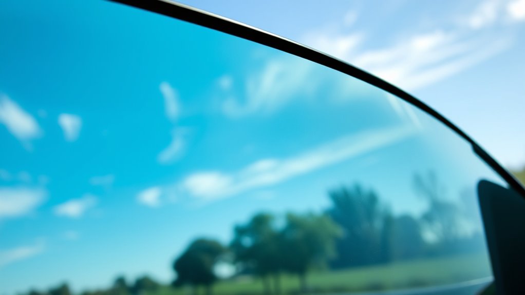 optimize windshield viewing angles