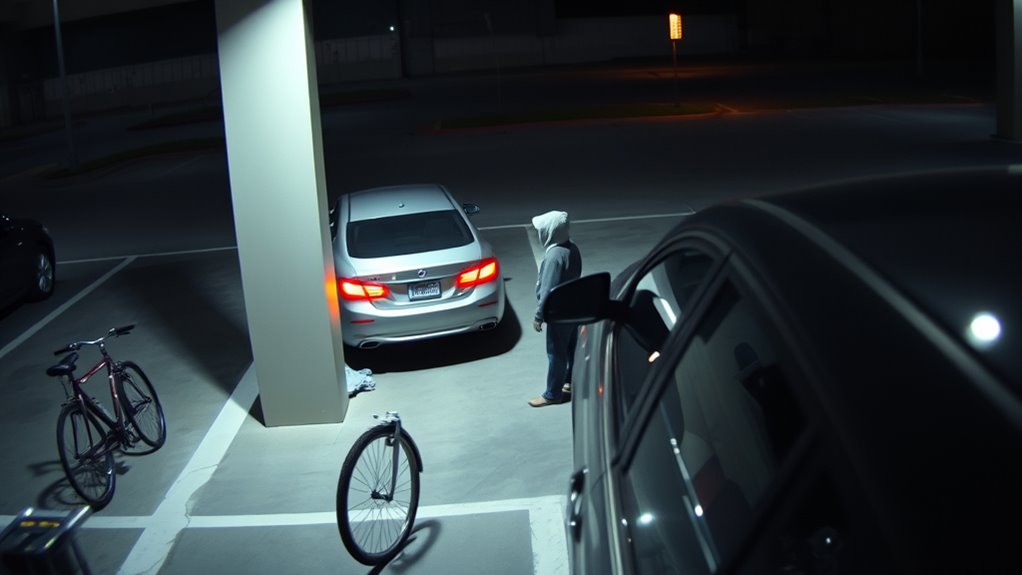 parking cameras catch vandalism