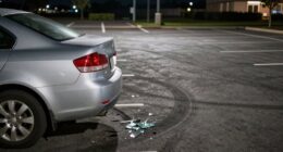 parking lot hit and run evidence
