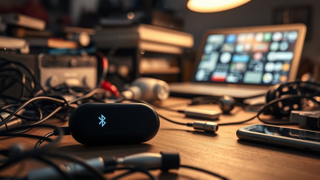 physical barriers weaken bluetooth signals