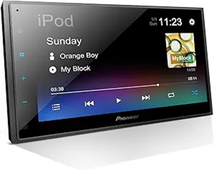 Pioneer 6.8 Double Din Touchscreen Car Stereo