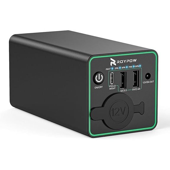 RoyPow 30W PD Portable Charger with Cigarette Socket