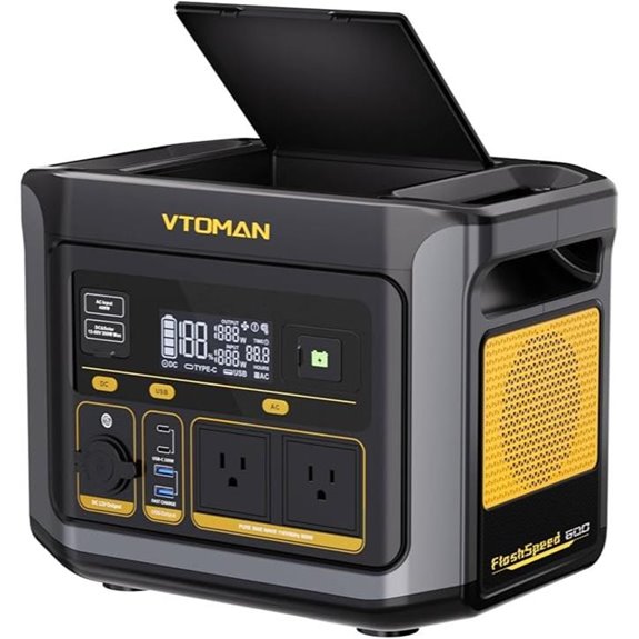 VTOMAN FlashSpeed 600 Portable Power Station (600W)