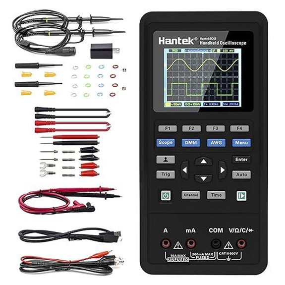 Hantek 2C42 Handheld Oscilloscope Multimeter