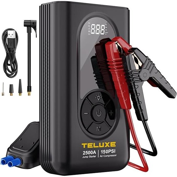 TELUXE Jump Starter with Air Compressor