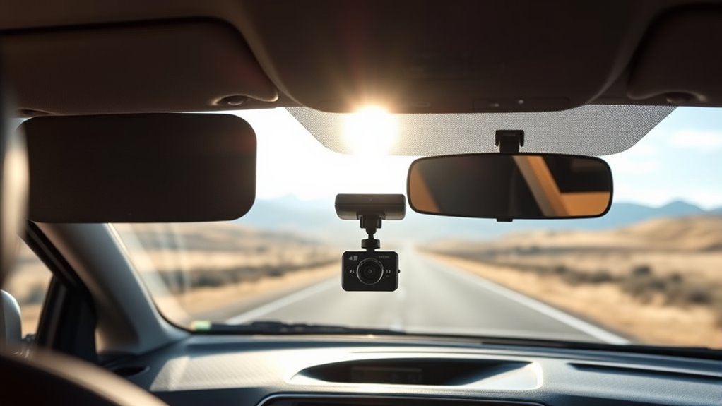 proper dash cam mounting