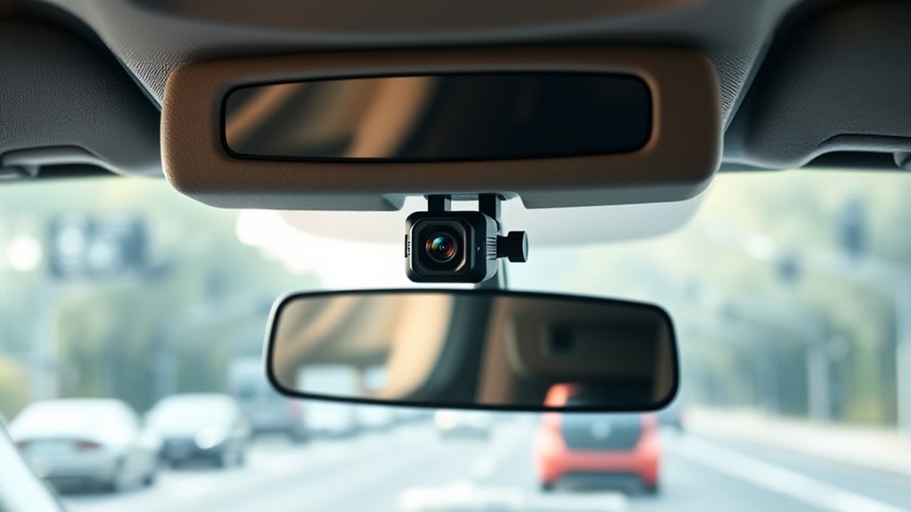 proper dash cam placement