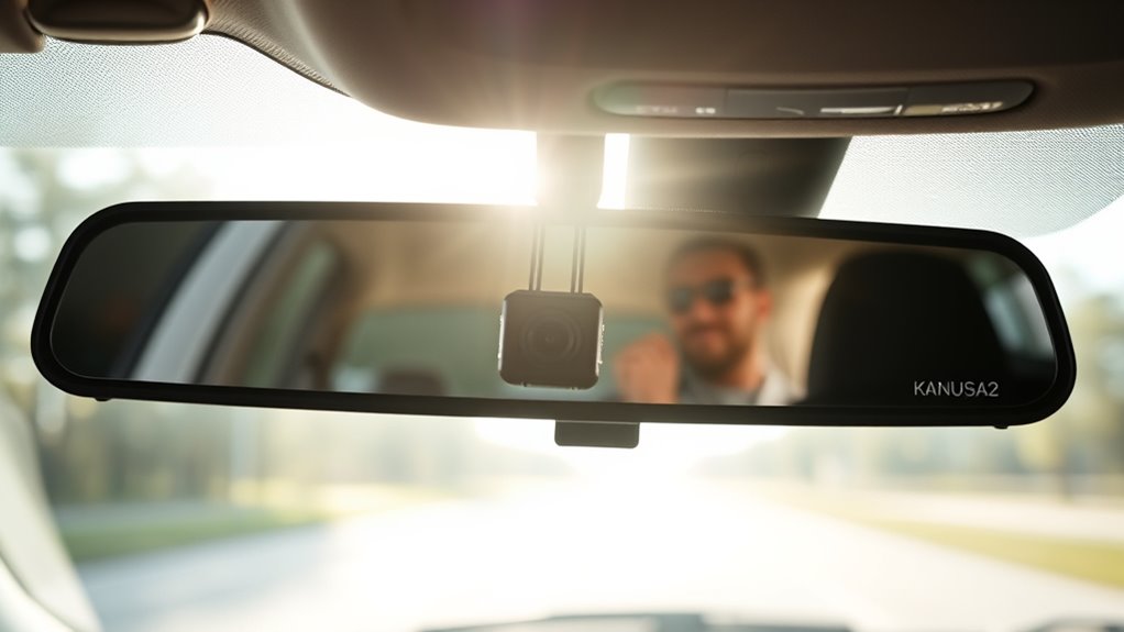 proper dash cam placement