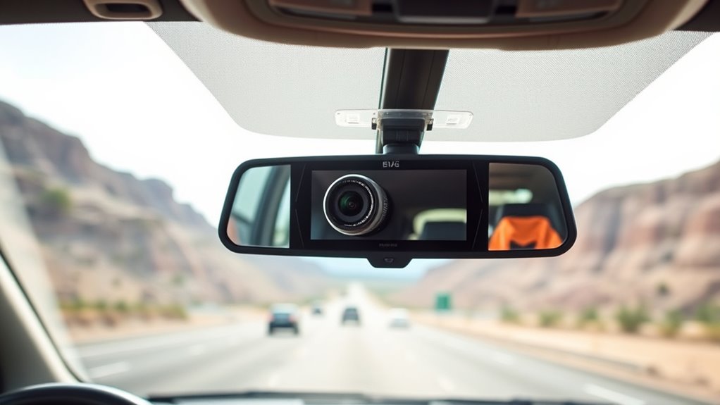 proper dash cam placement