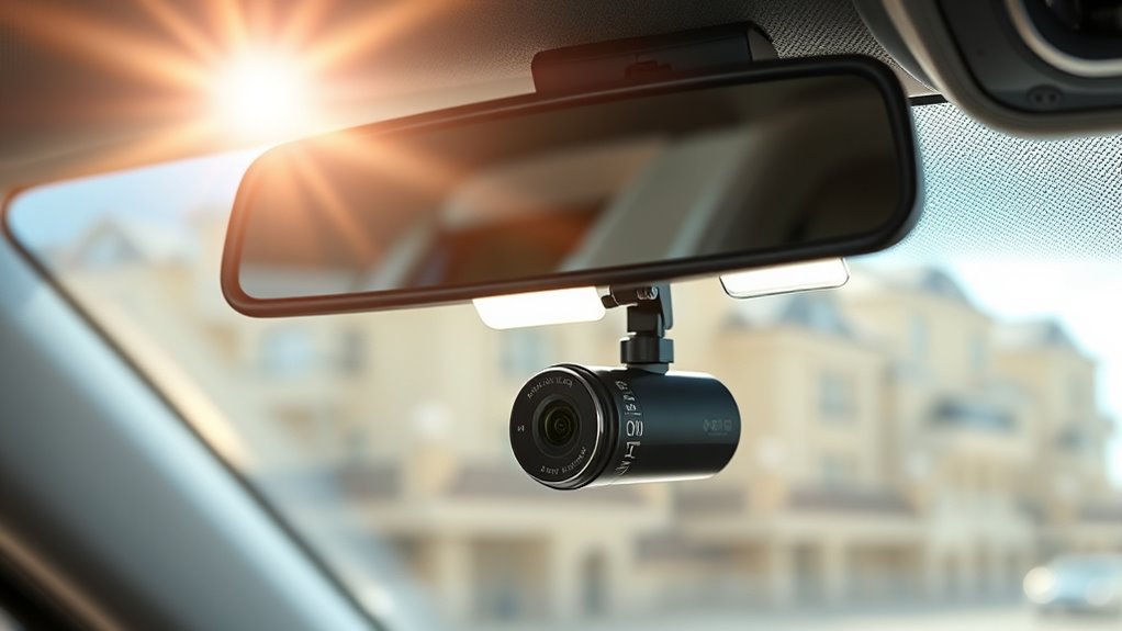 proper dash cam placement