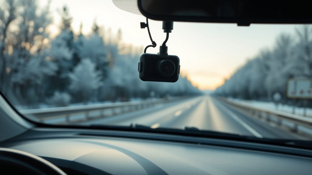 proper dash cam placement