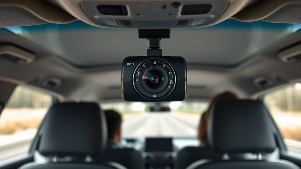 proper dash cam placement