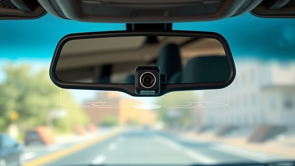 proper dash cam placement