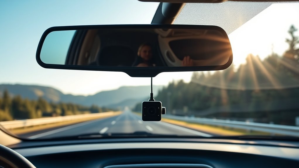 proper dash cam placement