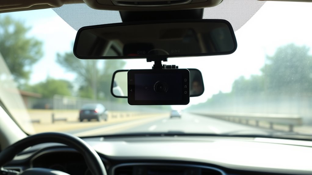 proper dash cam placement