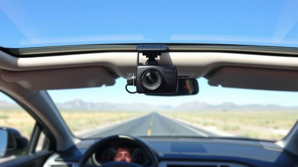 proper dash cam placement