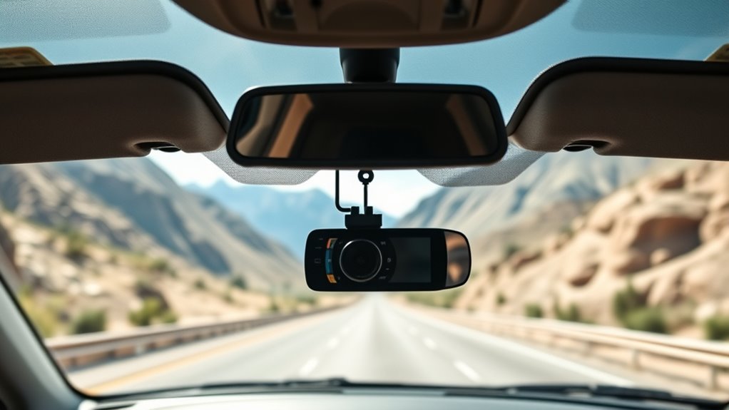 proper dash cam placement