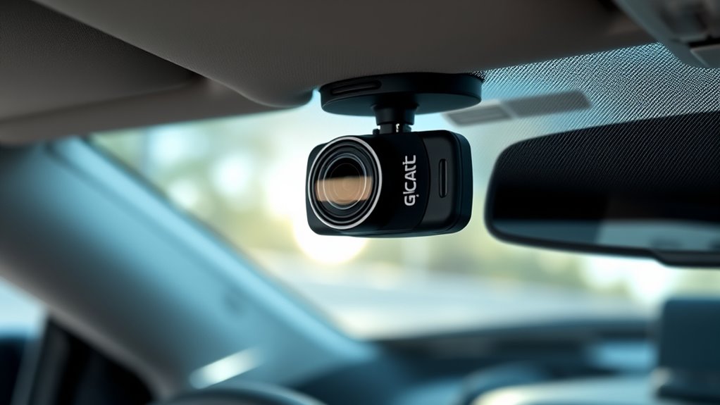 proper dash cam placement