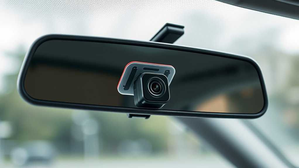 proper dash cam placement