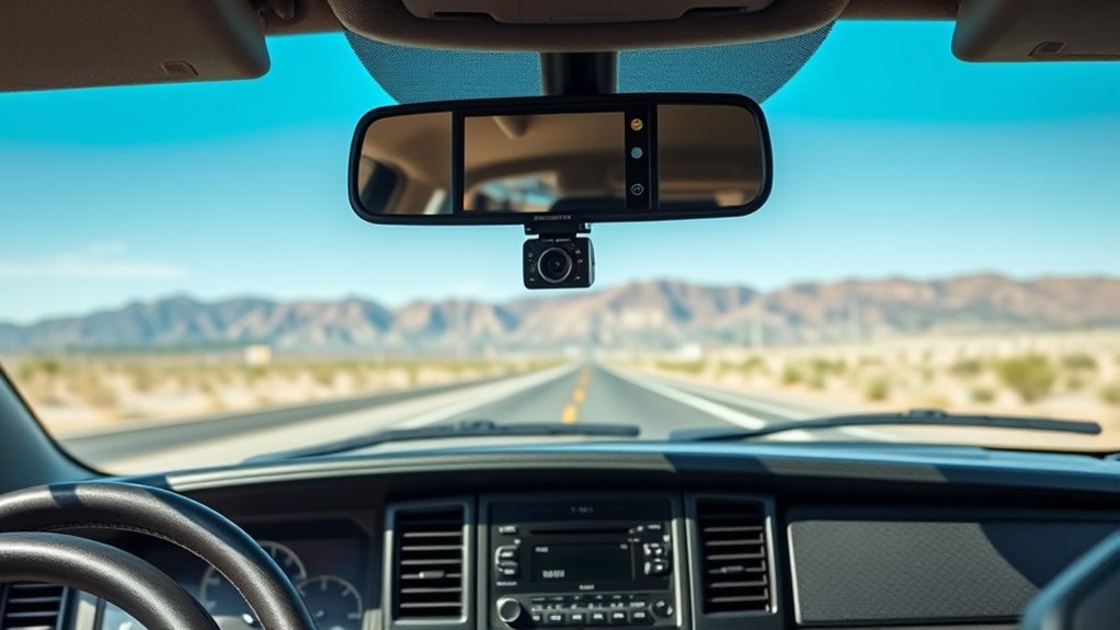 proper dash cam placement