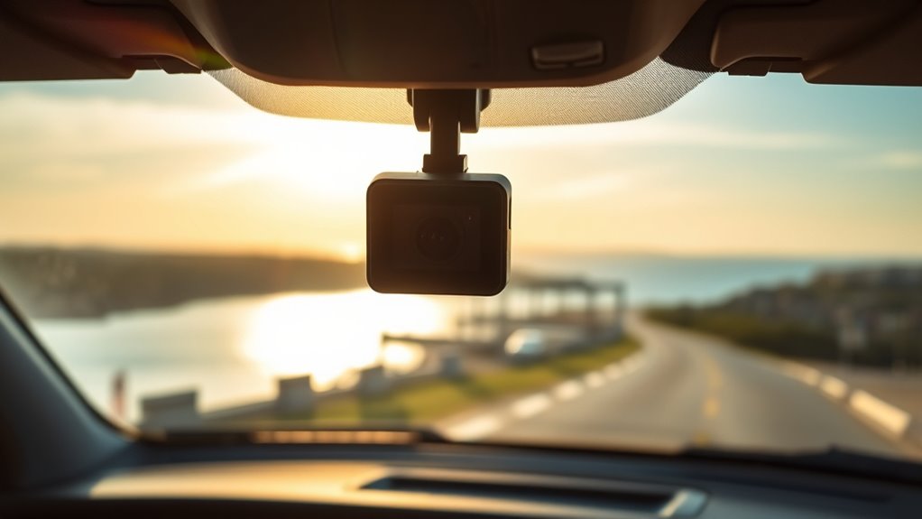 proper dash cam placement