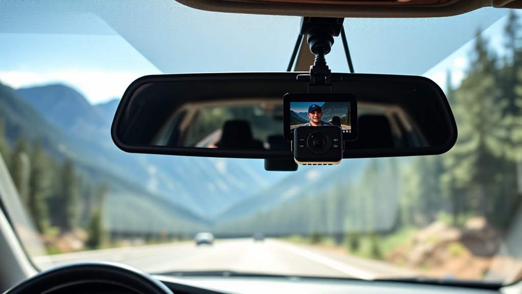 proper dash cam placement