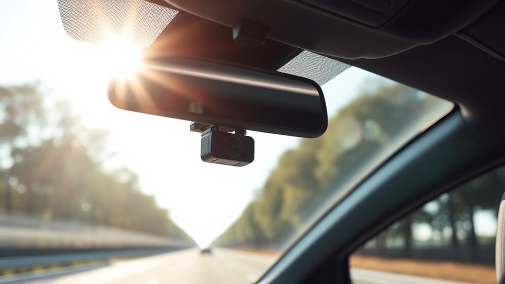 proper dash cam placement