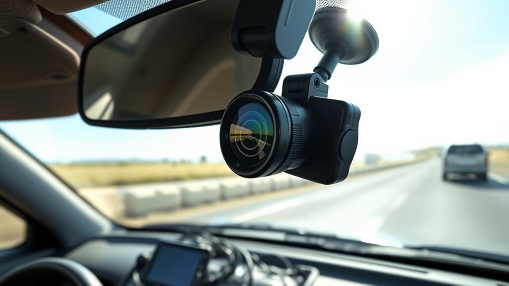 proper dash cam placement