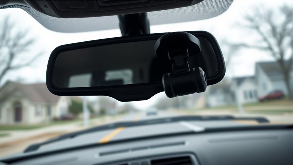 proper dash camera placement