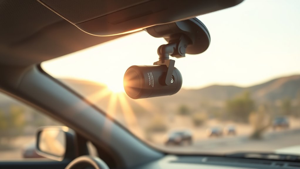 proper dashcam mounting regulations