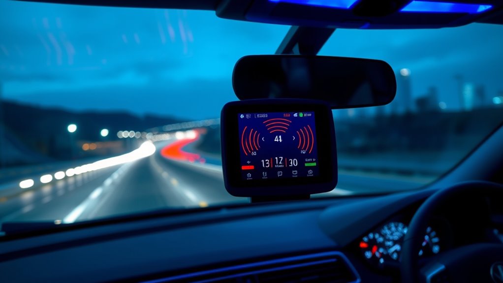 radar detector range features