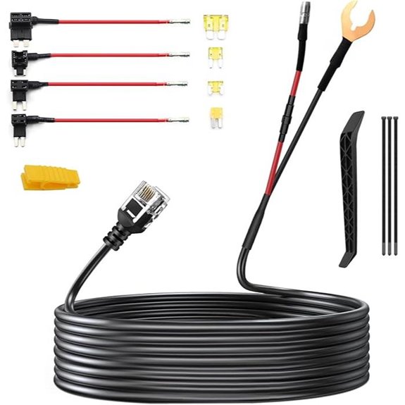 Radar Detector Hardwire Kit with Fuse Box Connection