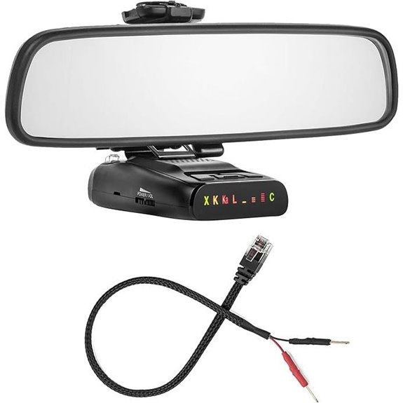 Radar Mount & Mirror Wire for Uniden Radar Detectors