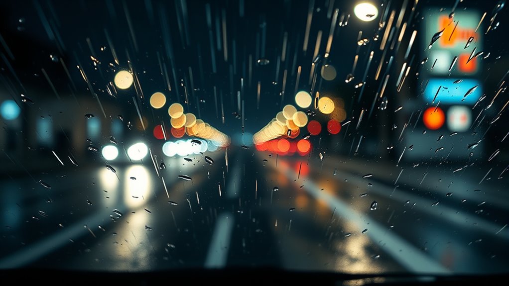 raindrops act as lenses