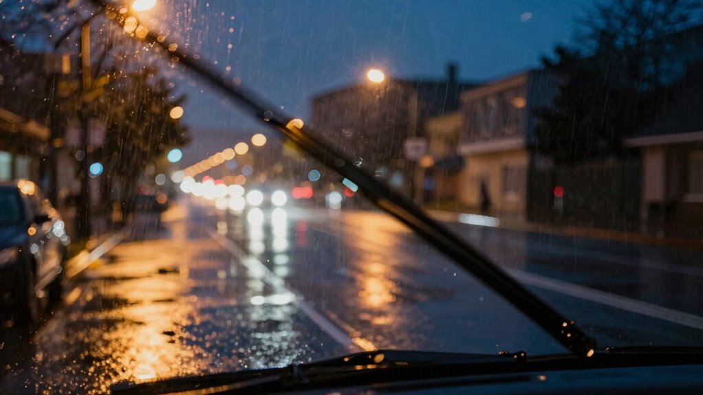 raindrops wipers light smears