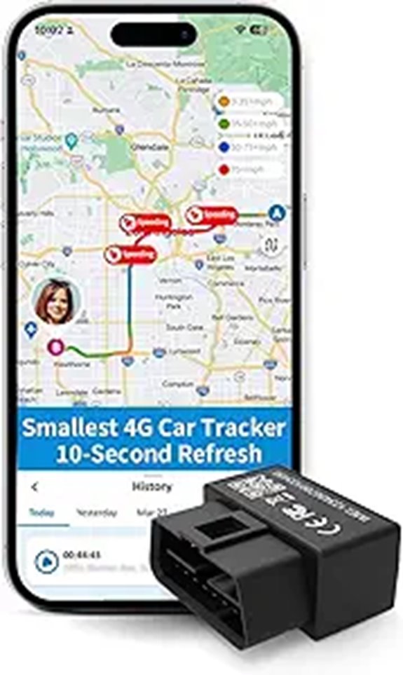 OBD GPS Vehicle & Fleet Tracker with Real-Time Data
