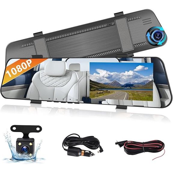 Podofo 4.5 Rear View Camera Dash Cam with Night Vision