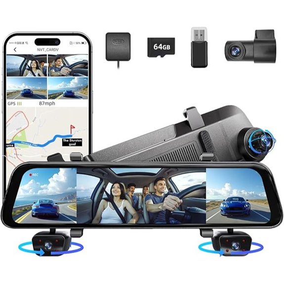 rearview camera 4 channels