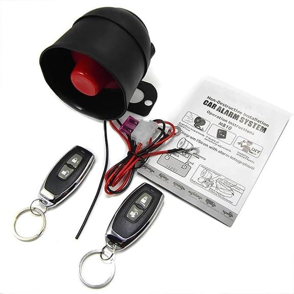 Car Alarm System with Remote Start and Loud Siren